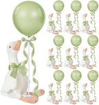 Chunful 10 Set Sage Green One Silly Goose 1st Birthday Decoration 11.8 Inch by Chunful
