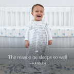 HALO SleepSack, 100% Cotton Wearable Blanket, Swaddle Transition Sleeping Bag, TOG 0.5 - Image 3