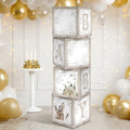 Chunful 4 Pcs Magical Wizard Baby Shower Boxes Magic Theme Balloon Blocks by Chunful