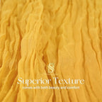 Showgeous 20 Pack Gold Cheesecloth Table Runner, 17 x 108 Inches - Image 4