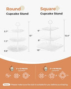 Kootek 10pcs Cupcake Stand Dessert Table Display Set Serving Tray for Party - Image 3