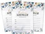 Pack of 30, Girl Baby Shower Party Collection, Baby Shower Invitation Cards, Fill in the Blank Invites WIth Envelopes, Floral Theme Party Supplies - Image 6