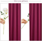 40ft x 10ft Burgundy Backdrop Curtain for Parties Wedding Maroon Wrinkle Free Backdrop Drapes Panels for Birthday Party Bridal Shower Photo Photography Polyester Fabric Background Decoration - Image 7