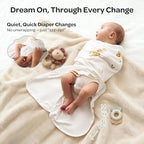 Momcozy Swaddles for Newborns, Quiet Fastener Swaddle for Infant 0-3 Months - Image 5