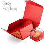 PACKHOME 6 Red Gift Boxes 9x6.5x3.8in with Magnetic Lids - Image 5