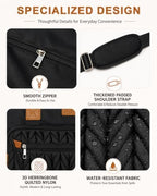 FHELAD Diaper Bag Tote for Women, Baby Diaper Bag Set (Obsidian Black) - Image 3
