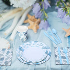 Pickmesh 400 Pcs Under The Sea Party Supplies, Ocean Party Tableware for 50 - Image 5