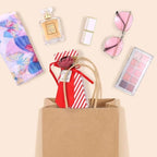 GSSUSA Brown Paper Bags 5.25x3.75x8 600Pcs, Gift Bags with Handles Bulk for Small Business - Image 7