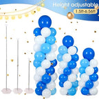 Balloon Column Stand with 102 Balloons, Balloon Column Kit Set of 2, Metal Balloon Tower Stand with Base for Floor, Height Adjustable from 1.57 to 7 Ft, For Party Decorations - Image 4