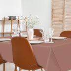 Whaline 16 Pcs Boho Brown Plastic Tablecloth 4 Brown Colors Rectangle Table Cover Waterproof Skin Colors Table Cloth for Party Tables Decoration Supplies, 54 x 108 Inch - Image 6