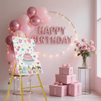 57" Gold Easel Stand for Sign, Heavy Duty Metal Floor Display Easel - Image 5