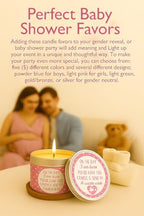Majestic Zen Baby Shower Candle Favors Gift Set | 9-Pack Neutral Scented Soy Wax Candles with Baby Powder Scent |Long Lasting 40 Hour Burn | Unique Gender Reveal Party Favors & Baby Shower Decorations - Image 6