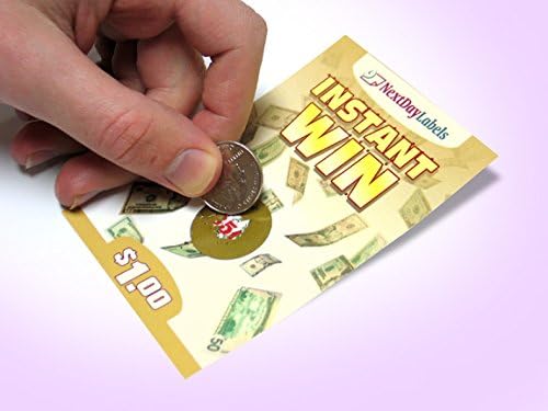 Scratch Off Labels Stickers, Designed to Create Your own Scratch-Off Cards, Raffles, Promotions, Wedding, Fun, Games etc. (1" Round - Gold, 1000) - Image 2
