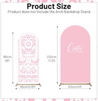 Pink Cielito Lindo Arch Backdrop Cover, HYMENEX 6ft and 7.2ft Mexican Arch Backdrop Cover for Cielito Lindo Party Decorations Mexican Talavera Wedding Bridal Baby Shower Party Supplies - Image 2
