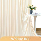 4 Panels Champagne Backdrop Curtain for Baby Shower Wrinkle Free 20ft x 10ft Backdrop Drapes Panels for Parties Wedding Bridal Shower Birthday Photo Photography Fabric Background Decoration - Image 6