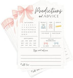 Baby Shower Games for Girl Bundle - 6 Activities for 30 Guests (Pink Bow) - Image 3
