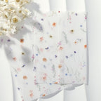 UNIQOOO 50 Pack Garden Flower Pre-Folded Vellum Jackets&Wax Seal Stickers - Baby‘s Breath - Image 2