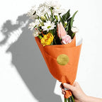 Jillson Roberts 20" x 26" Gift Tissue, Orange (96 Folded Sheets) - Image 3