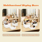 7PCS Buffet Risers Acrylic,10" to 4" Large White Display Stand for Dessert - Image 3