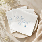Personalized Baby Shower Napkins, Luncheon or Dinner Napkins, Custom Name Party Decor, Gifts Decorations for Baby Boy Girl, Gender Reveal Party Supplies #1 by CoolsLove