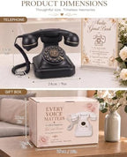 Audio Guest Book Phone for Weddings, 32GB Voice Recorder, Black - Image 5