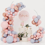 Metal Wedding Arch Stand,Set of 2 Curved Top Arch Backdrop Stand Wedding Arches for Ceremony Birthday Anniversary Baby Shower Floral Stand Background Decoration (White,7.8FT & 6.7FT) - Image 6