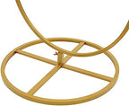 5.02Ft High Wedding Round Hoop Backdrop Stand, Detachable 4 Tier Gold Metal Wedding Arch for Photo Booth Background, Aisle Decor, Stage Display, Party, Birthday (US Stock) (Gold) - Image 4