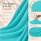Set of 3 Stretchy Wedding Arch Backdrop Covers, 7.2FT, 6.6FT & 6FT - Image 4