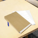 Vintage Kraft Paper Envelopes 50Pcs Glue Free Self Sealing File Bags - Image 7