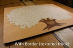 HAVOLY Personalized Wooden Tree Puzzle Wedding Guest Book Alternative | Custom Engraved Sign in Book Great For Anniversaries, Birthdays, Quinceaneras, Bar/Bat Mitsvahs, Family Reunions, & All Events - Image 6