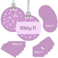 InchBug Personalized Name Label Combo Pack, 97-Piece, Party Purple by Inchbug