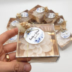 Giftsupstore Wedding Favor Guest Bulk – 50 Set of Scented Lotus Shaped Candle Party Favors – Custom Baby Shower Gifts, Bridal Shower & Personalized Bachelorette Party Favors for Adults - White - Image 7