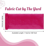 45 Yard Organza Fabric 44" Wide for Wedding Event Décor - Magenta - Image 2