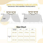SoarDream Silver Party Tablecloth 90x132 Inch Sequin Sparkle Table Cover Glitter Rectangle Tablecloth for Wedding Baby Shower Birthday Party Table Decor - Image 5