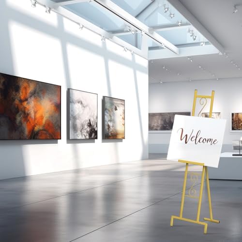 2 Pack Easel Stand for Sign, Wedding Welcome Display Poster Frame Holder - Image 3