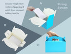 HUAPRINT Treat Gift Boxes, 30 Pack, Blue, 9.45x5x5 IN - Image 3