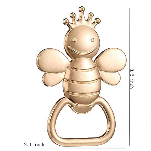 Set of 24 Beer Bottle Openers for Baby Shower Favors/Souvenirs,Bee Theme Party Favors for Baby Shower Birthday Decorations,Bumble Bee Party Favors Bee Party Supplies (24, Gold Bee) - Image 2