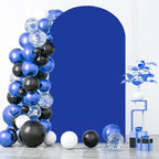 7.2FT Arch Backdrop Cover Royal Blue Spandex Arch Cover Chiara Round Top Arch Cover Backdrop Fabric for Wedding Ceremony Metal Arch Backdrop Stand Cover for Birthday Baby Shower Decorative Supply - Image 6