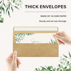 200 Pack #10 Kraft Paper Envelopes Letter Size Self Seal Business Envelopes - Image 3