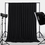 Black Backdrop Curtains 30ftx10ft Halloween Polyester Photo Drapes - Image 3