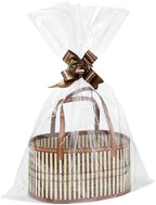 MADHOLLY 4Set Large Sturdy Bamboo Baskets for Gifts Empty, Easy to Assemble by MADHOLLY