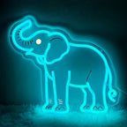 Elephant Neon Sign Elephant Gifts for Women Elephant Night Light for Kids Boys Room Decor Usb Power 4 Year Old Girl Birthday Gifts White Elephant Gifts by Unknown