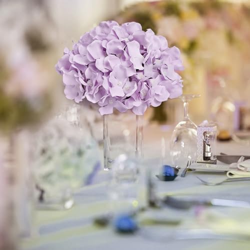 Lilac Hydrangea Flower Balls for Centerpieces - 12 PCS - Image 5