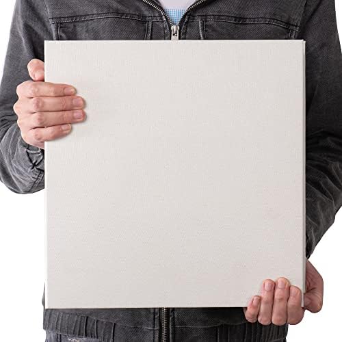 Large Photo Album Self Adhesive 4x6 5x7 3x5 8x10 Scrapbook Magnetic Album DIY Scrap Book Length 13 x Width 12.8 (Inches) 120 Black Sticky Pages Linen Cover DIY Photo Album(White) - Image 6