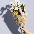 Jillson Roberts Printed Unfolded Gift Tissue 20" x 30", Golden Floral (240 Sheets) - Image 5