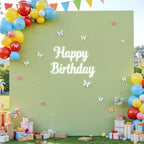 6.6FT x 6.6FT Sage Green Square Backdrop Arch Cover Double-Sided Spandex Arch Covers Fitted Wedding Arch Stand Cover Stretchy Backdrop for Balloon Arches Birthday Baby Shower Party Banquet Decorations - Image 2