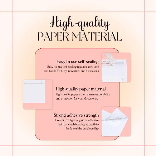 ACSTEP 3000PACK A2 Envelopes White 4.375x5.75 Envelopes Self Seal for Greeting Cards, Wedding, Invitations, RSVP cards, Thank You Note Cards, Notice, and Announcements. - Image 6
