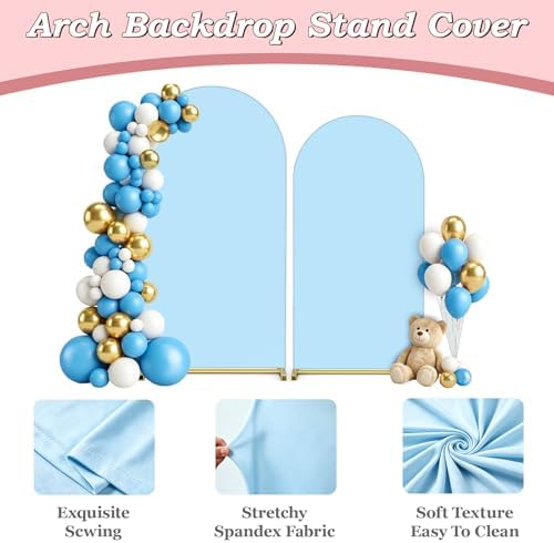Arch Backdrop Cover Set of 2(7.2FT+6FT), Arch Covers Backdrop - Image 5