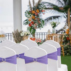 Pack of 50 Spandex Lavender Chair Sashes - Image 2
