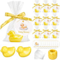 Leelosp Duck Soap Party Favors Gift with Transparent Bags and Thanks Tag for Baby Shower Guest Reveal Baptism Shower Wedding Birthday Summer Party Favor Decorations Supplies(50 Sets,Yellow) by Leelosp